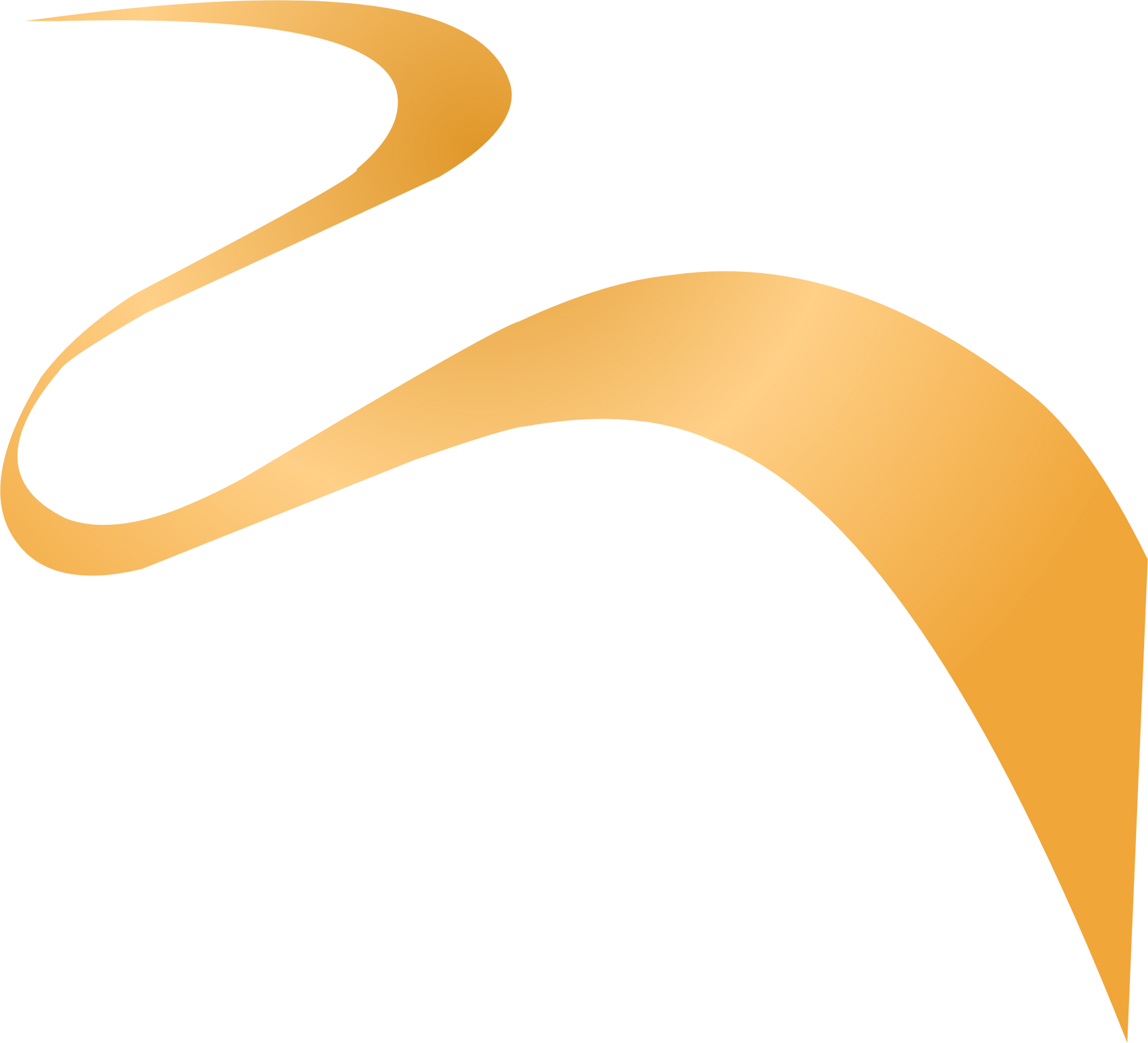 Elegance Gold Line Ribbon